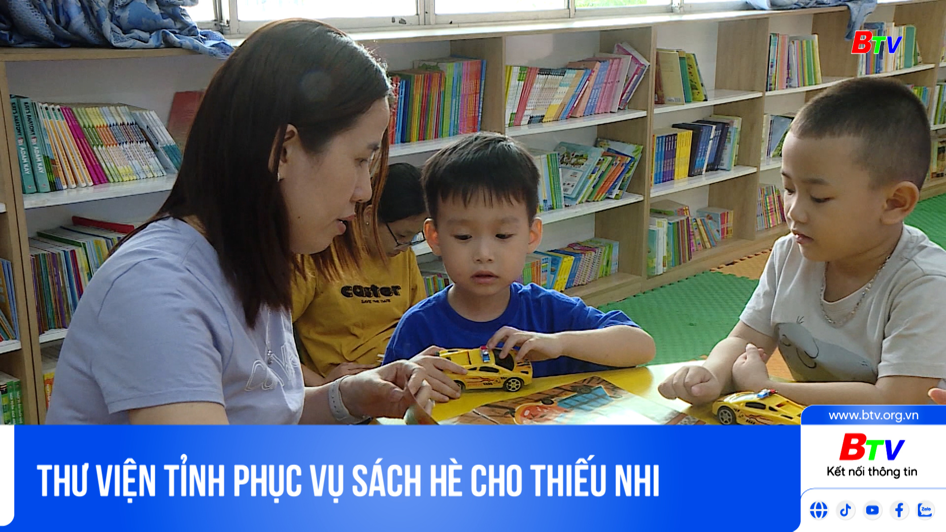 Thư viện tỉnh phục vụ sách hè cho thiếu nhi